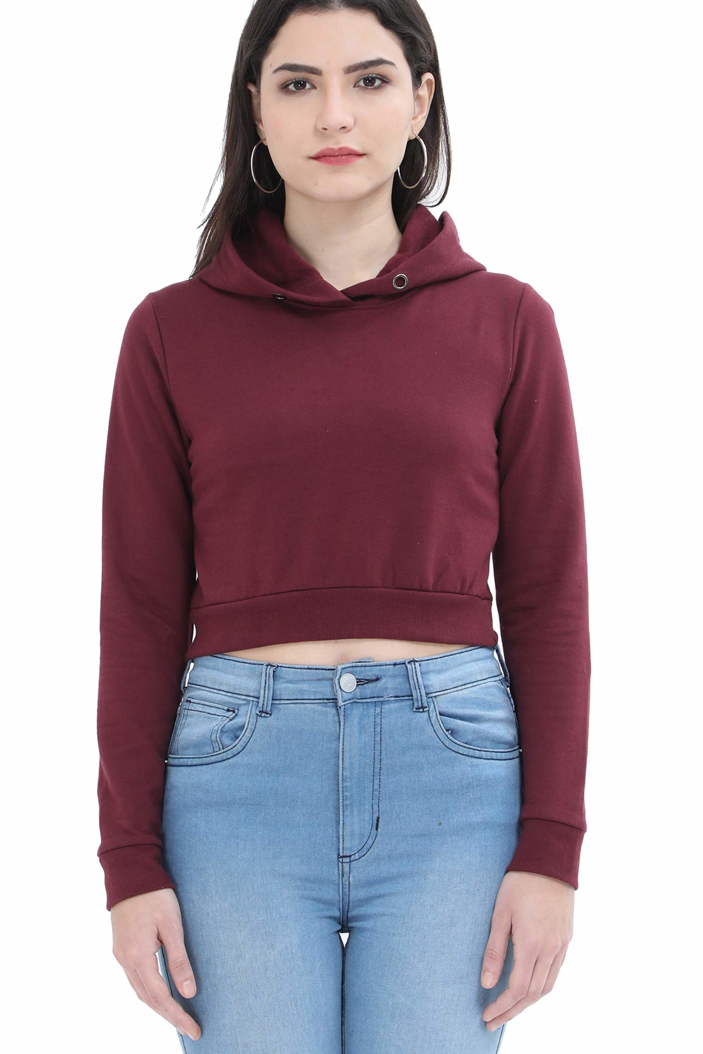 Snug & Stylish Crop Hoodie